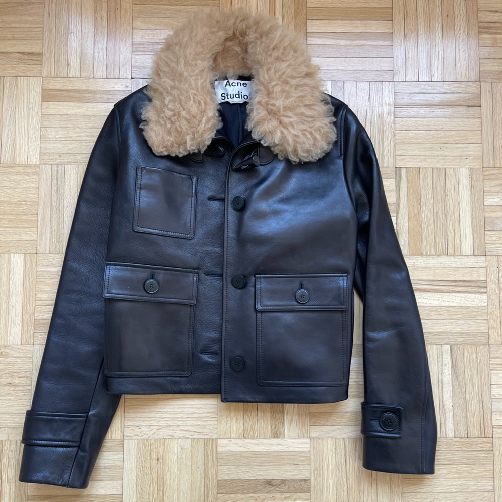 Acne Leather Jacket